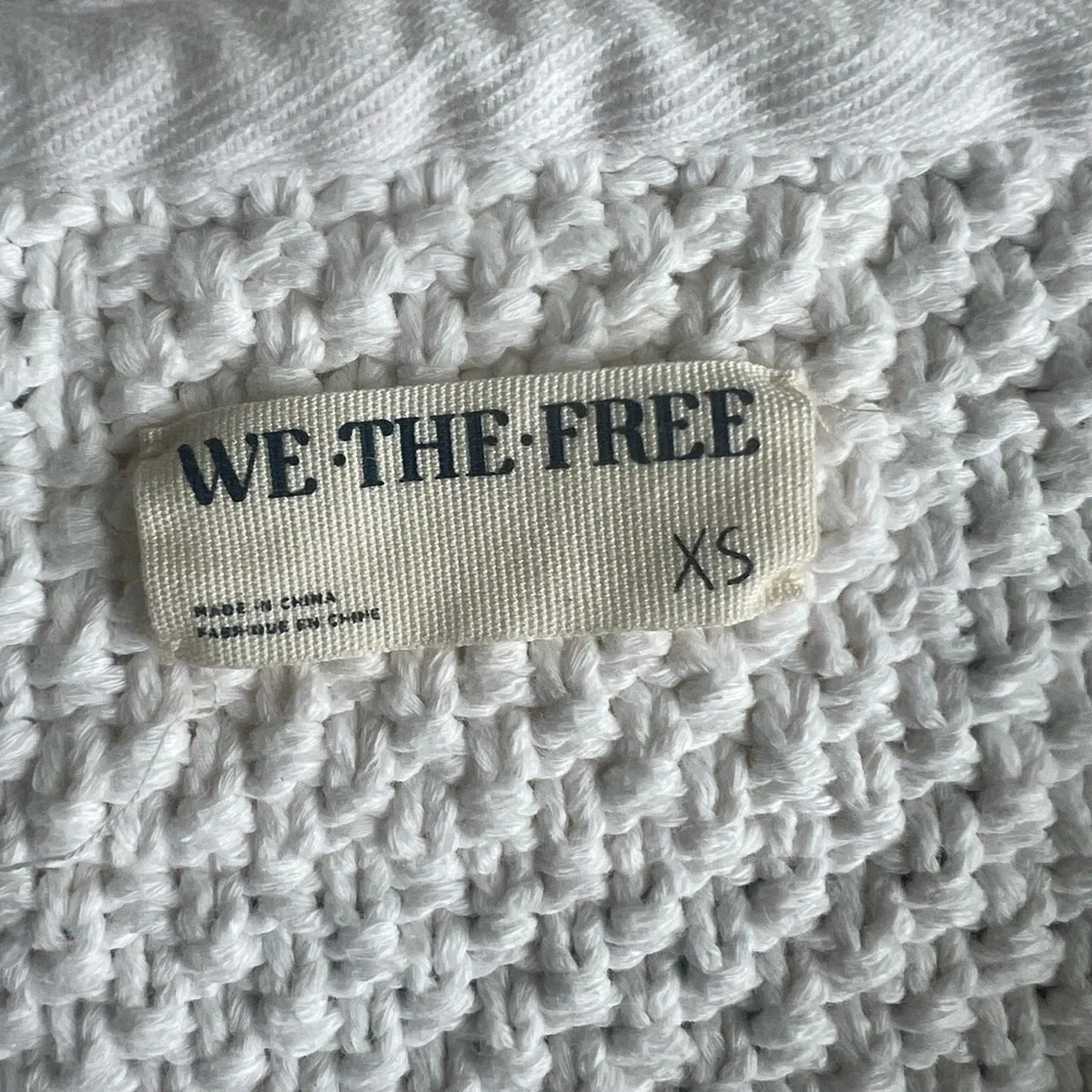 We The Free White Cable Knit Sweater - Picture 2 of 4